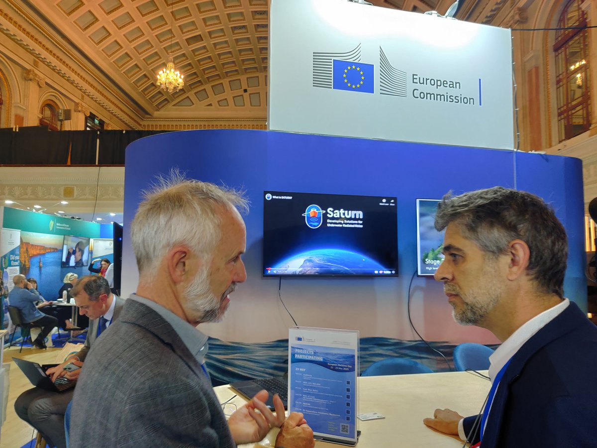 CINEA 🇪🇺 (@cinea_eu) on Twitter photo Big shout-out to <a href="/Saturn_H2020/">SATURN Project</a> @rapid_2020 <a href="/ultfarms/">ULTFARMS Project</a>!
Our EU projects are now at the EU stand at #EMD2025 showing
🎧Solutions to underwater noise
🔎Drone for port inspection
🌊Aquaculture in wind farms
#HorizonEU #Transport #MissionOcean Big shout-out to <a href="/Saturn_H2020/">SATURN Project</a> @rapid_2020 <a href="/ultfarms/">ULTFARMS Project</a>!
Our EU projects are now at the EU stand at #EMD2025 showing
🎧Solutions to underwater noise
🔎Drone for port inspection
🌊Aquaculture in wind farms
#HorizonEU #Transport #MissionOcean