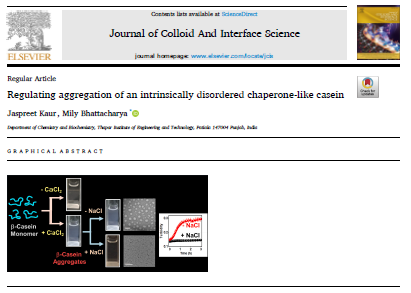 Mily Bhattacharya (@milybhlab) on Twitter photo Happy to share our latest paper appeared in the Journal of Colloid and Interface Science @ELSchemistry. Congrats to my PhD student, Jaspreet Kaur <a href="/Jaspreet_Tiet/">Jaspreet Kaur</a> <a href="/TIETofficial/">Thapar Institute of Engineering & Technology</a>. Thanks to <a href="/ANRFIndia/">Anusandhan National Research Foundation</a> & MoE STARS for supporting our research.
Here's the link: doi.org/10.1016/j.jcis… Happy to share our latest paper appeared in the Journal of Colloid and Interface Science @ELSchemistry. Congrats to my PhD student, Jaspreet Kaur <a href="/Jaspreet_Tiet/">Jaspreet Kaur</a> <a href="/TIETofficial/">Thapar Institute of Engineering & Technology</a>. Thanks to <a href="/ANRFIndia/">Anusandhan National Research Foundation</a> & MoE STARS for supporting our research.
Here's the link: doi.org/10.1016/j.jcis…