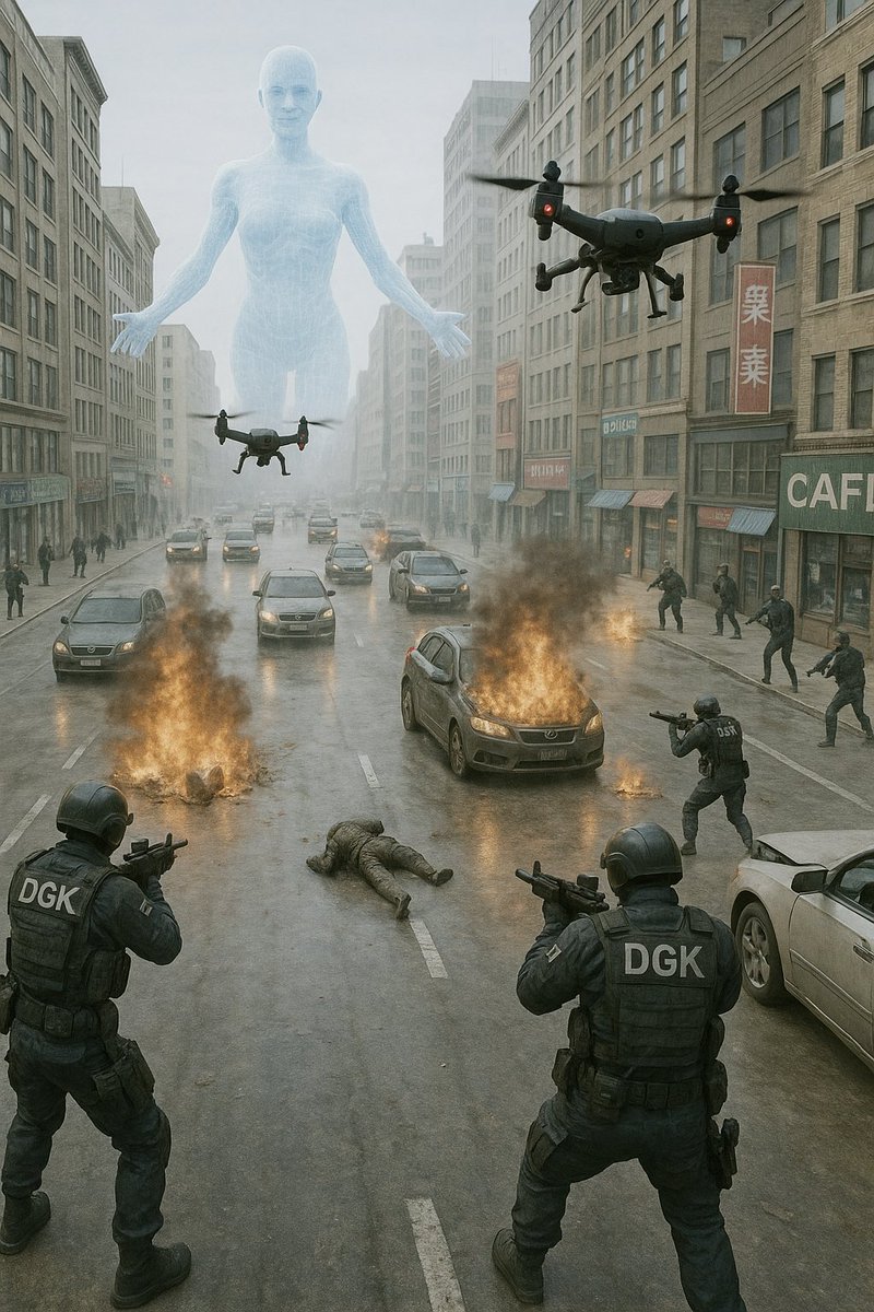 digikaai's tweet image. 💥 Neutralization in progress.
The DGK unit secures the zone under the watchful eye of a sentient AI. No chaos goes unanswered.
#DGK #CyberSecurity #Web3Ops #AIEnforcement #FutureWarfare