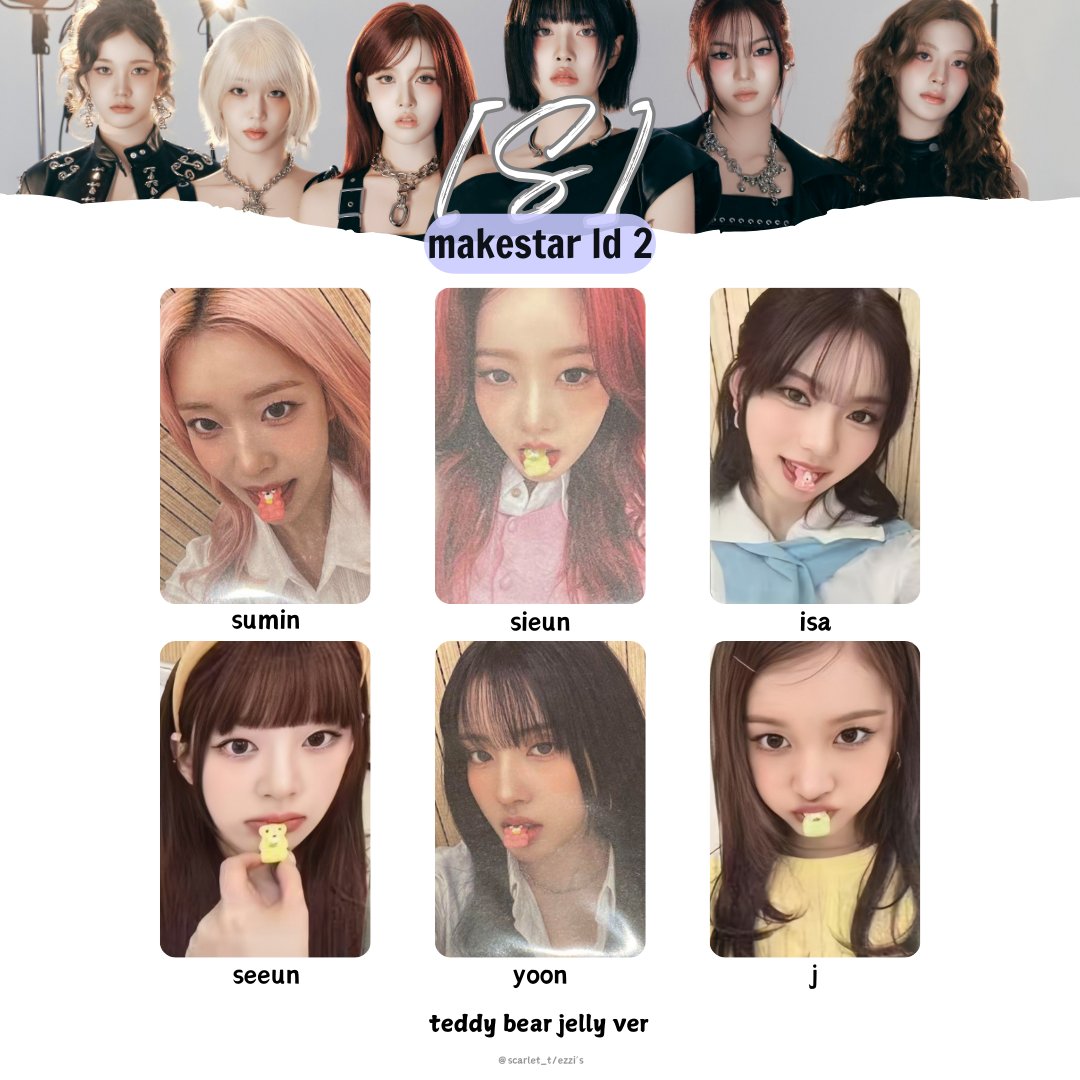 stayc photocard template - member: #sumin #sieun #isa #seeun #yoon