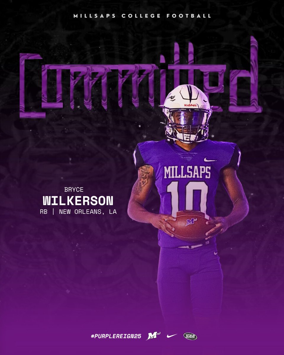 #Committed

Bryce Wilkerson
Thomas Jefferson HS
New Orleans, LA

#PurpleReign25