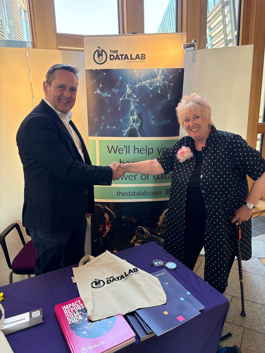 The Data Lab (@datalabscotland) on Twitter photo Thank you to everyone who visited our lobby stand sponsored by Kenneth Gibson MSP in <a href="/ScotParl/">Scottish Parliament</a> last week to explore innovations and collaboration to make Scotland a global leader in #data and #AI 👋<a href="/CGrahameMSP/">Christine Grahame MSP</a> #ScotlandAI Thank you to everyone who visited our lobby stand sponsored by Kenneth Gibson MSP in <a href="/ScotParl/">Scottish Parliament</a> last week to explore innovations and collaboration to make Scotland a global leader in #data and #AI 👋<a href="/CGrahameMSP/">Christine Grahame MSP</a> #ScotlandAI