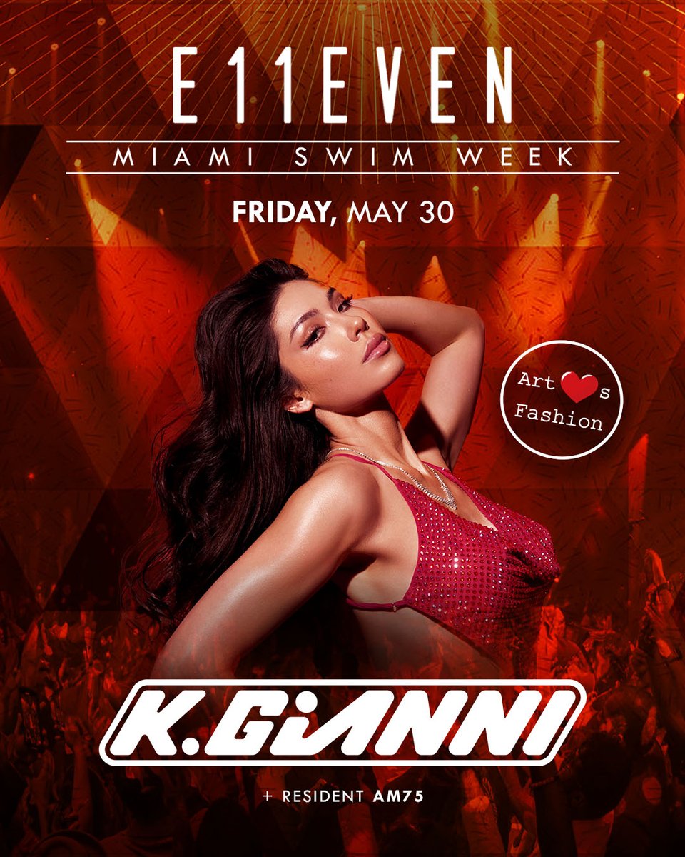 Looks sweet. Plays sharp. 🍒 ⚡ 

K.Gianni is back at E11EVEN for Swim Week next Friday, 5/30.

Don’t let the smile fool you → 11miami.com/events