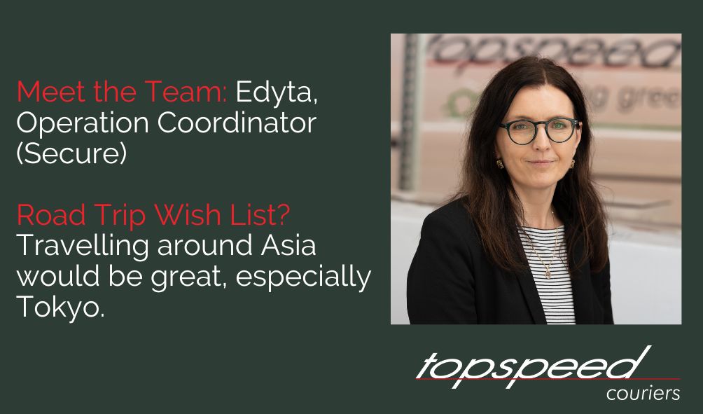 topspeedcourier's tweet image. Meet Edyta, our Operation Coordinator for Secure. We asked her about her dream road trip and she said she would love to travel around Asia, with Tokyo being her top destination. Sounds like it would be an amazing adventure! bit.ly/3zSLotr #meettheteam #securecourier