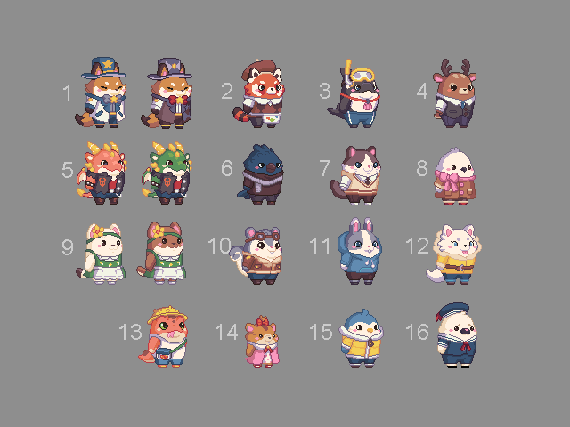SunnySyrupGames's tweet photo. Who do you want to see in Not Monday Cafe?
The vote for the next new members of Not Monday Cafe Customer Character has started! 

Voting is open now, don’t miss your chance to help shape our cafe’s future!

 To vote head to our discord
https://t.co/JMcHKz532k