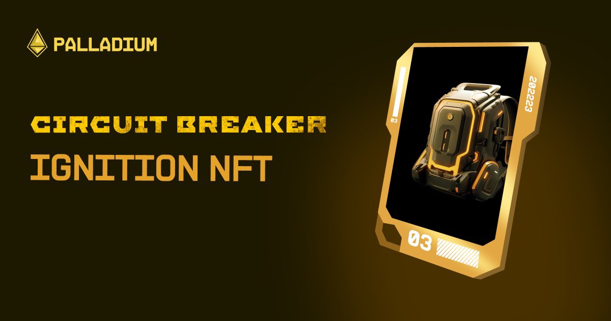 The penultimate Circuit Breaker Ignition NFT is live. Mint now! 
Surprise rewards. Exclusive perks. 

This won’t last forever—act now or miss out.

You know the drill.