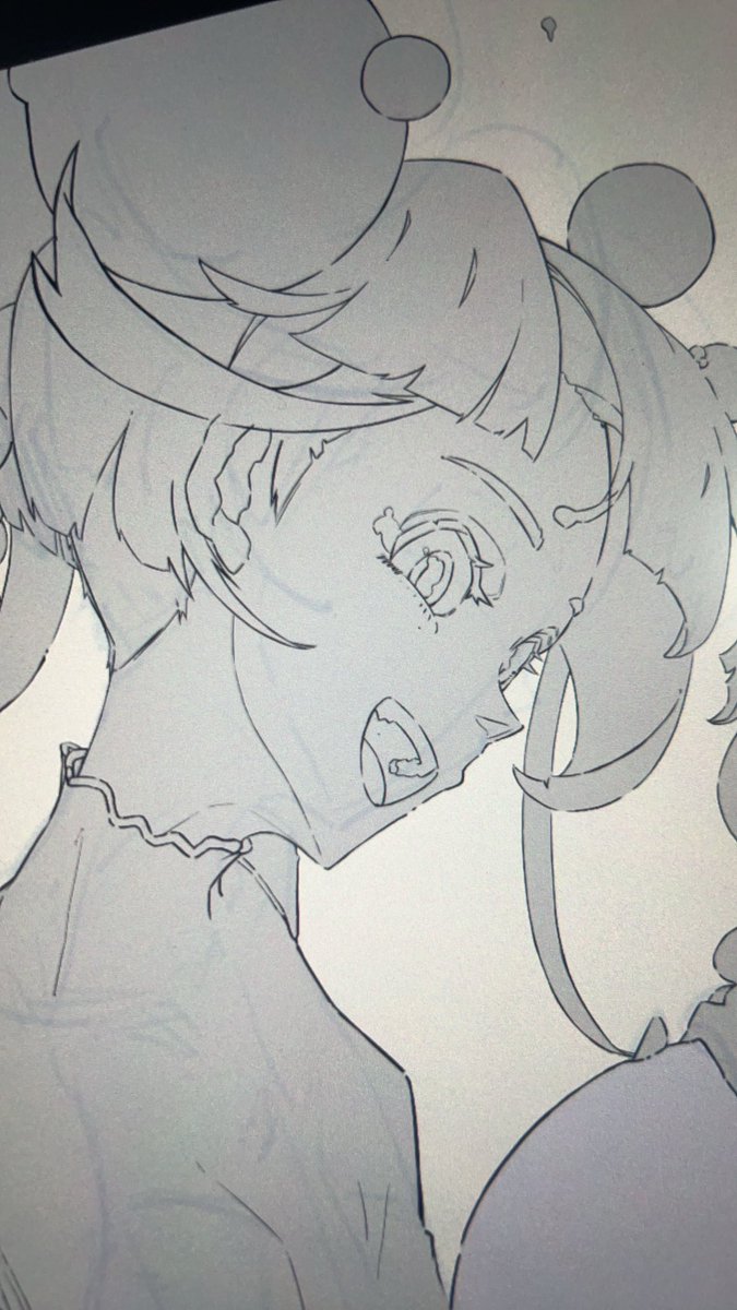 Nannimo_9's tweet photo. ミャクミャク擬人化進行中 https://t.co/3qDrRJIuUY