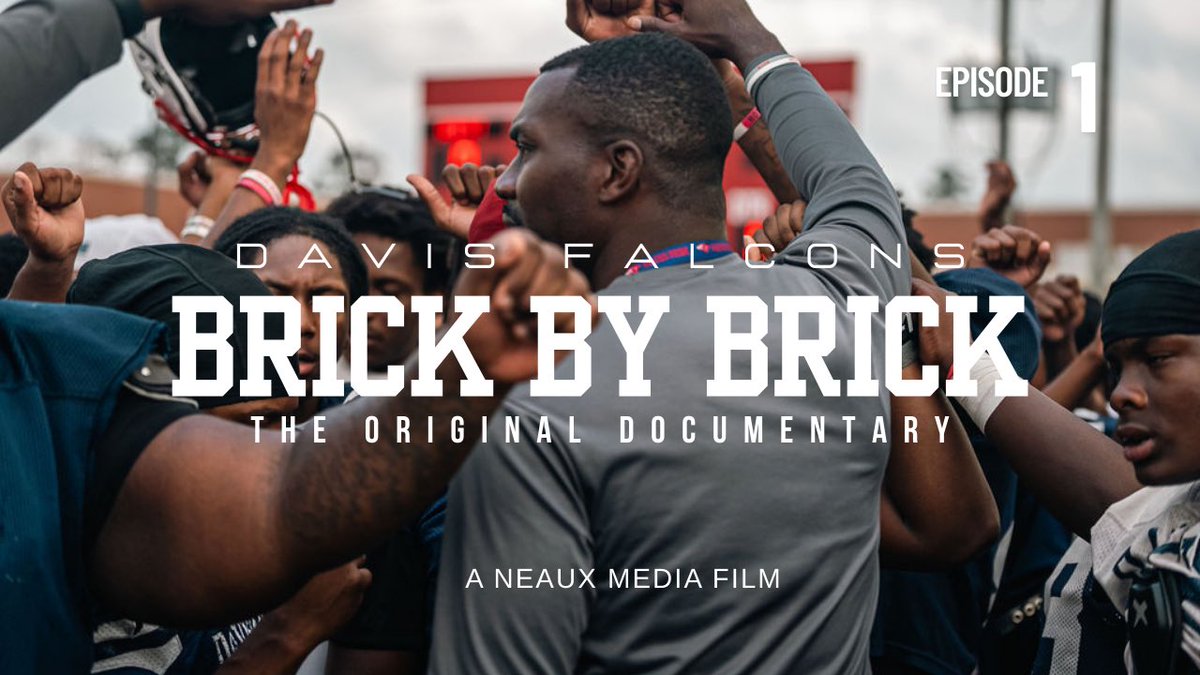 Neaux Media (@neaux_media) on Twitter photo Watch Brick by Brick | Episode 1 about <a href="/davis__football/">Davis Falcons Football</a> on YouTube at 8:30 CT. After the Spring Game. 🏈 #txhsfb #neauxmedia #recruit #bodavis Watch Brick by Brick | Episode 1 about <a href="/davis__football/">Davis Falcons Football</a> on YouTube at 8:30 CT. After the Spring Game. 🏈 #txhsfb #neauxmedia #recruit #bodavis