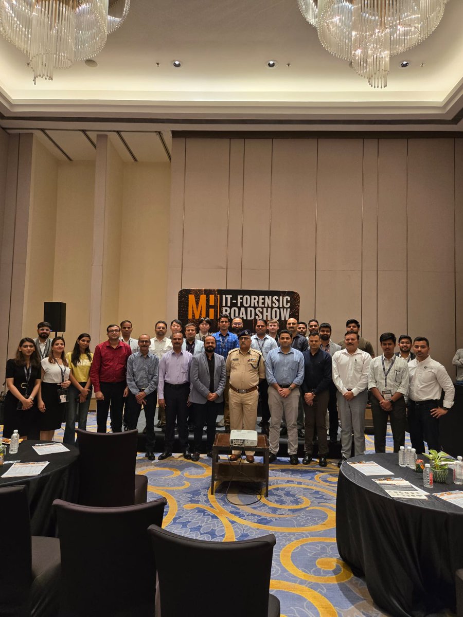 Abhinav Sharma 🇮🇳 (@abhinav_gosec) on Twitter photo Had a great time at the #ITForensic Roadshow by MH Service in Bhopal! Big thanks to Zignesh, CEO of MS Security, for the amazing experience. Honored to meet <a href="/MPPoliceDeptt/">Madhya Pradesh Police</a> ADG <a href="/IPS_RajaBabu/">Raja Babu Singh IPS</a>, DIG Mohammed Yusuf Qureshi, and catch up with my friend Piyush Kaushik! Had a great time at the #ITForensic Roadshow by MH Service in Bhopal! Big thanks to Zignesh, CEO of MS Security, for the amazing experience. Honored to meet <a href="/MPPoliceDeptt/">Madhya Pradesh Police</a> ADG <a href="/IPS_RajaBabu/">Raja Babu Singh IPS</a>, DIG Mohammed Yusuf Qureshi, and catch up with my friend Piyush Kaushik!
