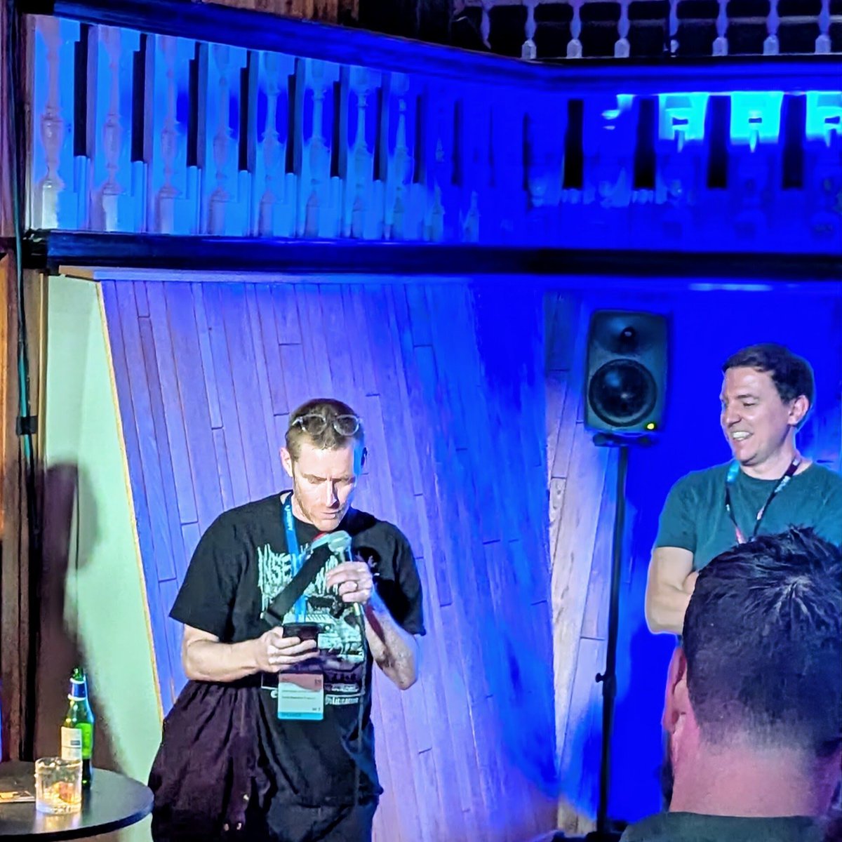 We had a blast last night hanging out with colleagues and contemporaries at <a href="/Dolby/">Dolby</a>'s celebration of the Immersive Podcast format, held at Abbey Road Institute's Angel Studios (excellent organ). It was amazing to hear our work being showcased in this one-of-a-kind space!