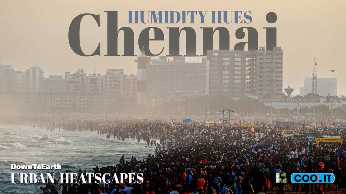 CSEINDIA (@cseindia) on Twitter photo Urban Heatscapes | Episode 1 is out now!
<a href="/down2earthindia/">Down To Earth</a>'s Shreya K A, <a href="/prabhat_tiwarii/">Prabhat Kumar</a> and and CSE's Gargi Dwivedi travelled to Chennai to understand how the city and its citizens are battling the deadly heat+ humidity.
In the first episode, Down To Earth takes a closer look Urban Heatscapes | Episode 1 is out now!
<a href="/down2earthindia/">Down To Earth</a>'s Shreya K A, <a href="/prabhat_tiwarii/">Prabhat Kumar</a> and and CSE's Gargi Dwivedi travelled to Chennai to understand how the city and its citizens are battling the deadly heat+ humidity.
In the first episode, Down To Earth takes a closer look