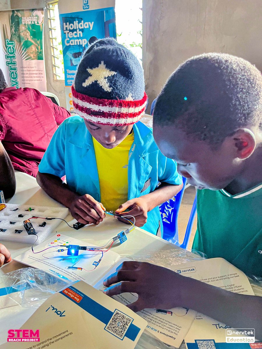 During our visits to communities &amp; educational institutions, we prioritise fostering creative confidence in children through the use of the #nTron™ Kit by <a href="/nervtek_cii/">Nervtek</a>. This catalyses their active participation in adopting emerging technologies such as #AI, #Robots, and #3dPrint