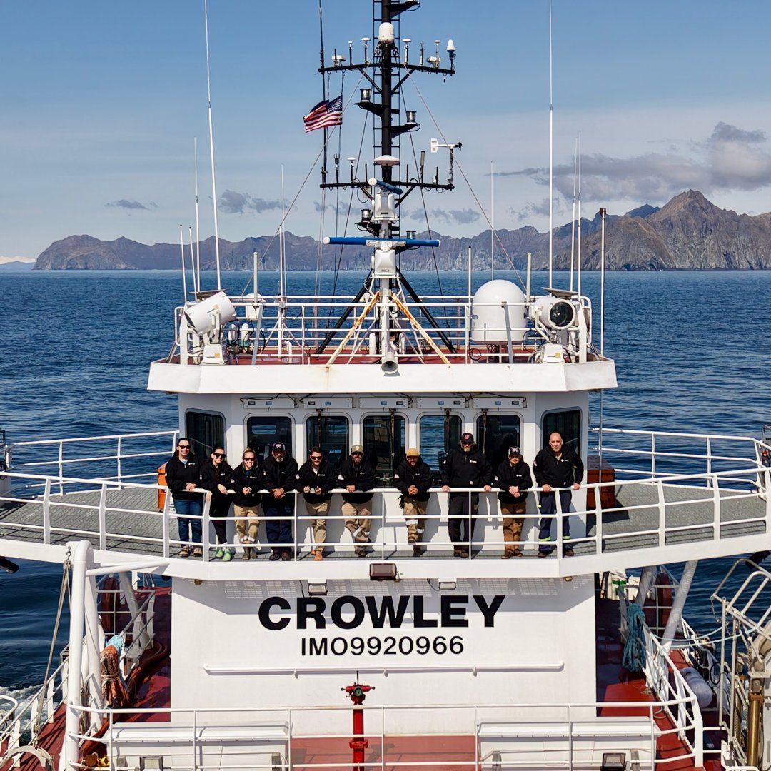 CrowleyMaritime's tweet image. On #MaritimeDay, we celebrate the crews who serve aboard Crowley ships and shoreside who are vital to the U.S. economy and security. Your hard work, commitment and contributions are appreciated - and vital!