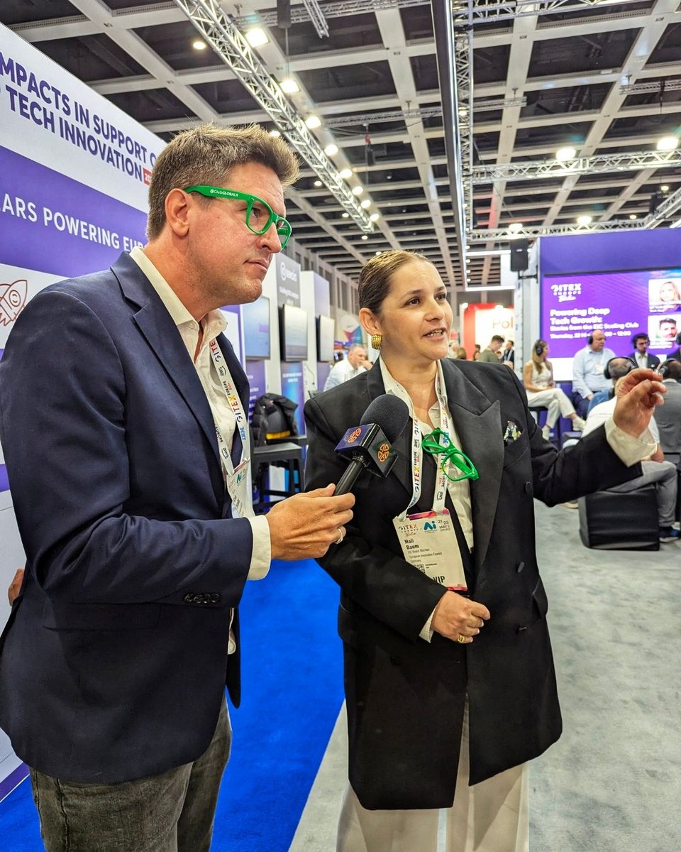 We spoke with Mali Baum of the European innovation Council— powerhouse in deep tech &amp; inclusive innovation. 🚀

#GLOBALSOnTour #ClubGLOBALS #EIC #WomenInTech #InnovationLeaders #BerlinTech <a href="/mariopaladini/">Mario Paladini</a>