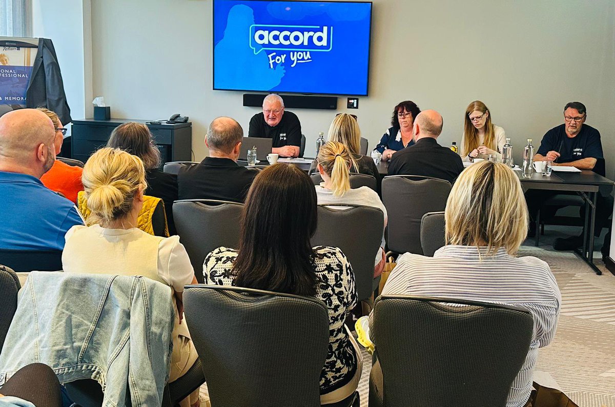 Ged Nichols (@gednichols) on Twitter photo Finished the mini-tour with wonderful <a href="/AccordUnion/">Accord Union</a> reps in Glasgow today.
Thanks to everyone who came along. You were great!
Positive times for growing our union together 👍 Finished the mini-tour with wonderful <a href="/AccordUnion/">Accord Union</a> reps in Glasgow today.
Thanks to everyone who came along. You were great!
Positive times for growing our union together 👍