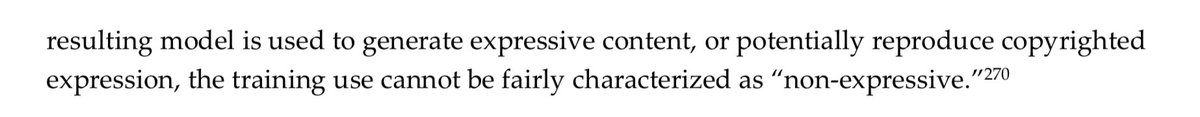 ‘You can’t copyright ideas’ is a straw man.

It’s not the ideas that are copyrighted, it’s the work. And the work is copied, repeatedly, in AI training.

AI boosters respond by saying that, even though works are copied, their use is ‘non-expressive’: training is only concerned