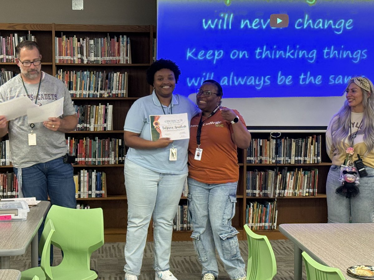 NFHS final TEP (Teacher Enrichment Program) meeting was full of fun and celebration so thankful for these new teachers who shape and impact student students every day!