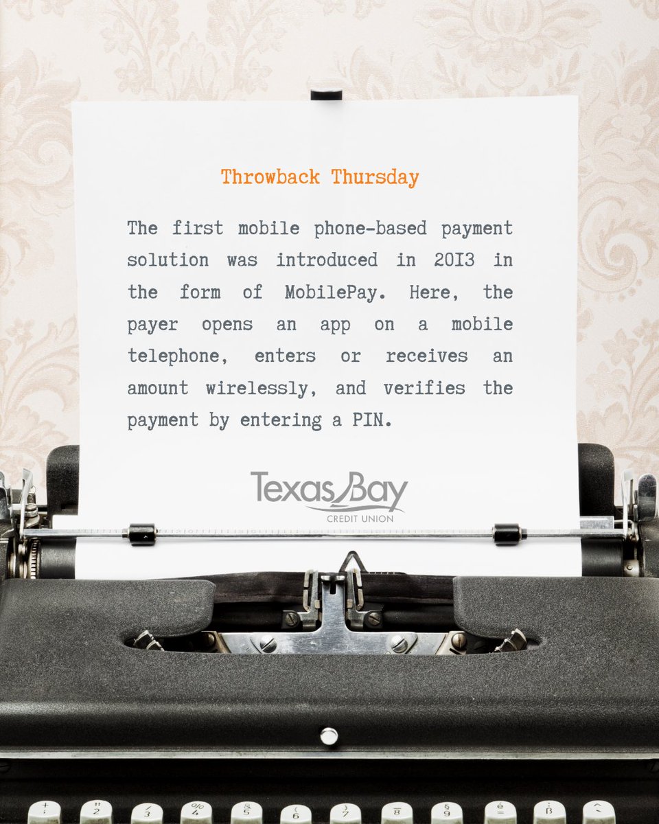 Can you believe it? 🤔📲

Who knows what the next big thing will be… either way, we’ve got our finger on the pulse to keep up with the most efficient  processes and services for our members! 

#Mobilepay #applepay #digitalbanking #onlinebanking #throwbackthursday