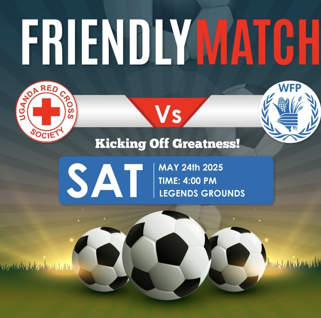 DrBrianBilalK's tweet photo. 2 days to go @WFP_Uganda Vs @UgandaRedCross 🙈 cc @EdwinPages @JCWamala @inakasiita1 #Play4Health #PlayBeautiful https://t.co/MOrH4c8dhg