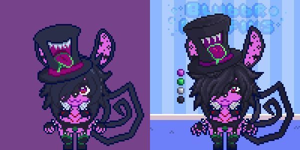 BlubbrMuffins's tweet image. I really stepped up my layering game with Atomix's model. You cant see that in the rerender obviously🤡 

 ε(´｡•᎑•`)っ 🍪   {#Pixelart} 🍪 ₊˚⊹
🧁 ❥ @AtomixRuling
👩🏽‍🍳 ❥ @Blubbrmuffins