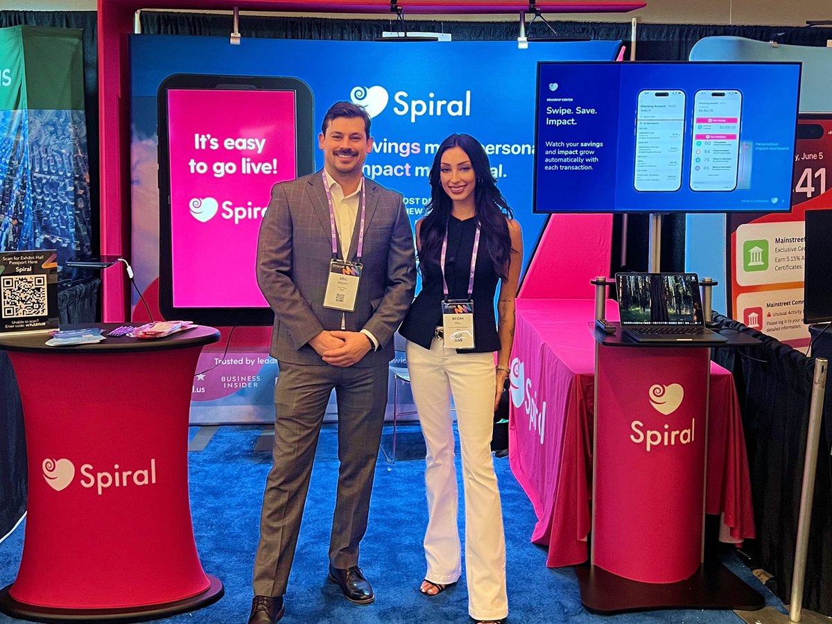 What a week at #Q2Connect!

From inspiring convos with partners and clients, to taking the stage to share how Spiral drives personalized savings + community impact — we’re proud of the impact we’re building together.

Missed us there?
👉 Let’s chat: hubs.la/Q03nNKJj0