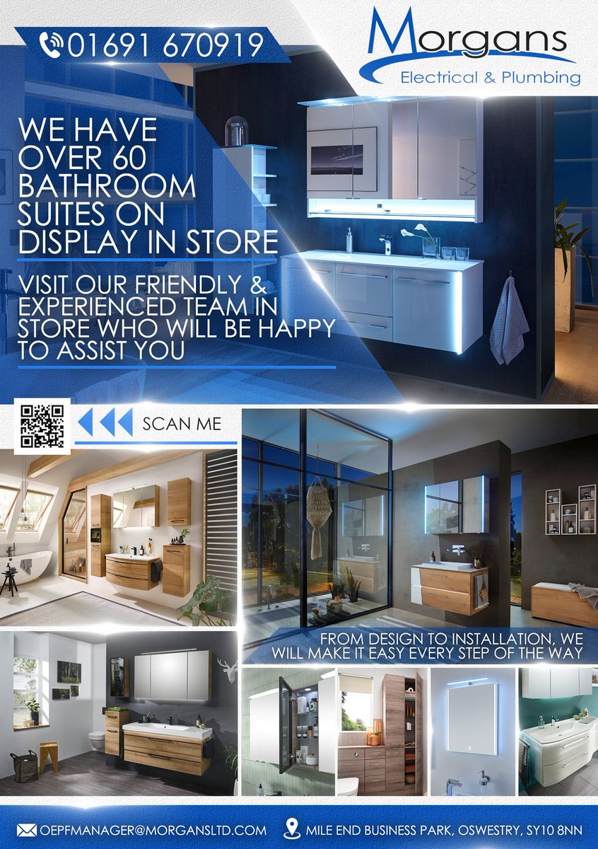 Love Wrexham Magazine (@love_wrexham) on Twitter photo Did you know that Morgans Electrical & Plumbing also stock an extensive range of floor and wall tiles? 01691 670 919 | oepf-ltd.com |
<a href="/MorgansOswestry/">Morgans of Oswestry</a>
#northwalessocial
#nw4b Did you know that Morgans Electrical & Plumbing also stock an extensive range of floor and wall tiles? 01691 670 919 | oepf-ltd.com |
<a href="/MorgansOswestry/">Morgans of Oswestry</a>
#northwalessocial
#nw4b