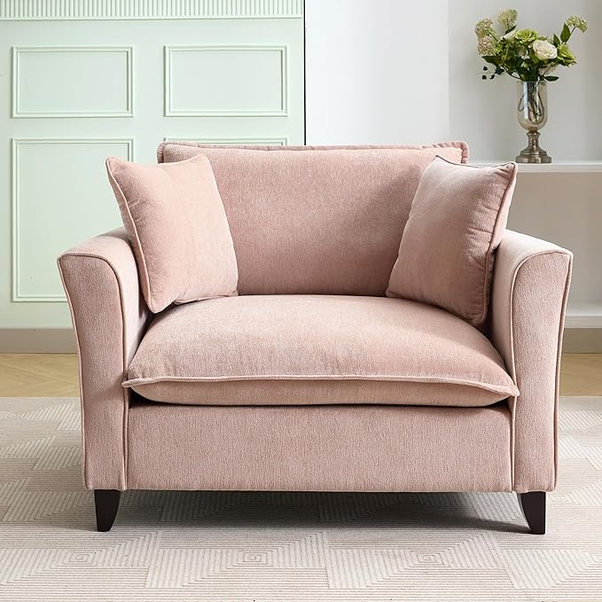 _thecheapguide's tweet photo. Looking for cozy + stylish? The FANYE Oversized Accent Chair delivers! 🛋️ Soft chenille, wide seat, washable covers &amp; elegant ruffled arms. Perfect for your home or office! 
https://t.co/pK5ruxOQwU
#HomeDecor #CozyLiving #FANYEChair https://t.co/me9v3BMylW