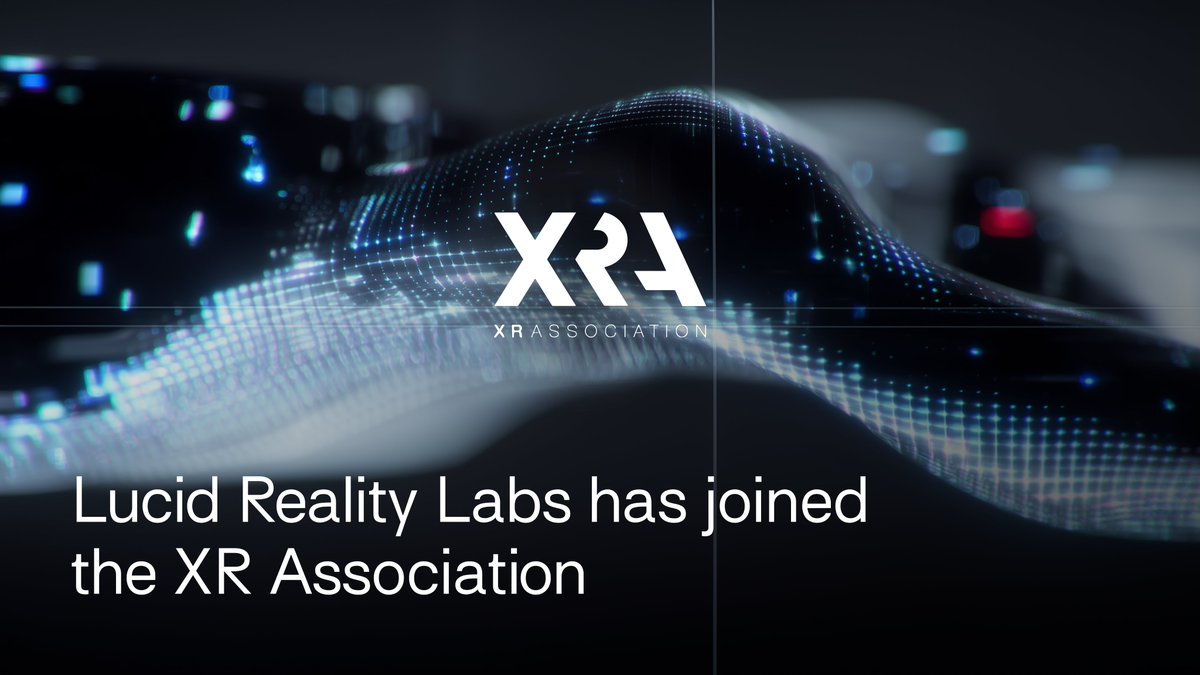 Lucid Reality Labs 🇺🇦 (@lucidrealitylab) on Twitter photo Lucid Reality Labs joins the <a href="/XRAssociation/">XR Association</a>, uniting with <a href="/Google/">Google</a>, <a href="/Microsoft/">Microsoft</a>, <a href="/Meta/">Meta</a>, <a href="/Sony/">Sony</a> & <a href="/htcvive/">HTC VIVE</a> to shape ethical XR standards and AI-powered solutions for healthcare, manufacturing & training. Excited to co-create the next wave of immersive innovation. 
#XRA Lucid Reality Labs joins the <a href="/XRAssociation/">XR Association</a>, uniting with <a href="/Google/">Google</a>, <a href="/Microsoft/">Microsoft</a>, <a href="/Meta/">Meta</a>, <a href="/Sony/">Sony</a> & <a href="/htcvive/">HTC VIVE</a> to shape ethical XR standards and AI-powered solutions for healthcare, manufacturing & training. Excited to co-create the next wave of immersive innovation. 
#XRA