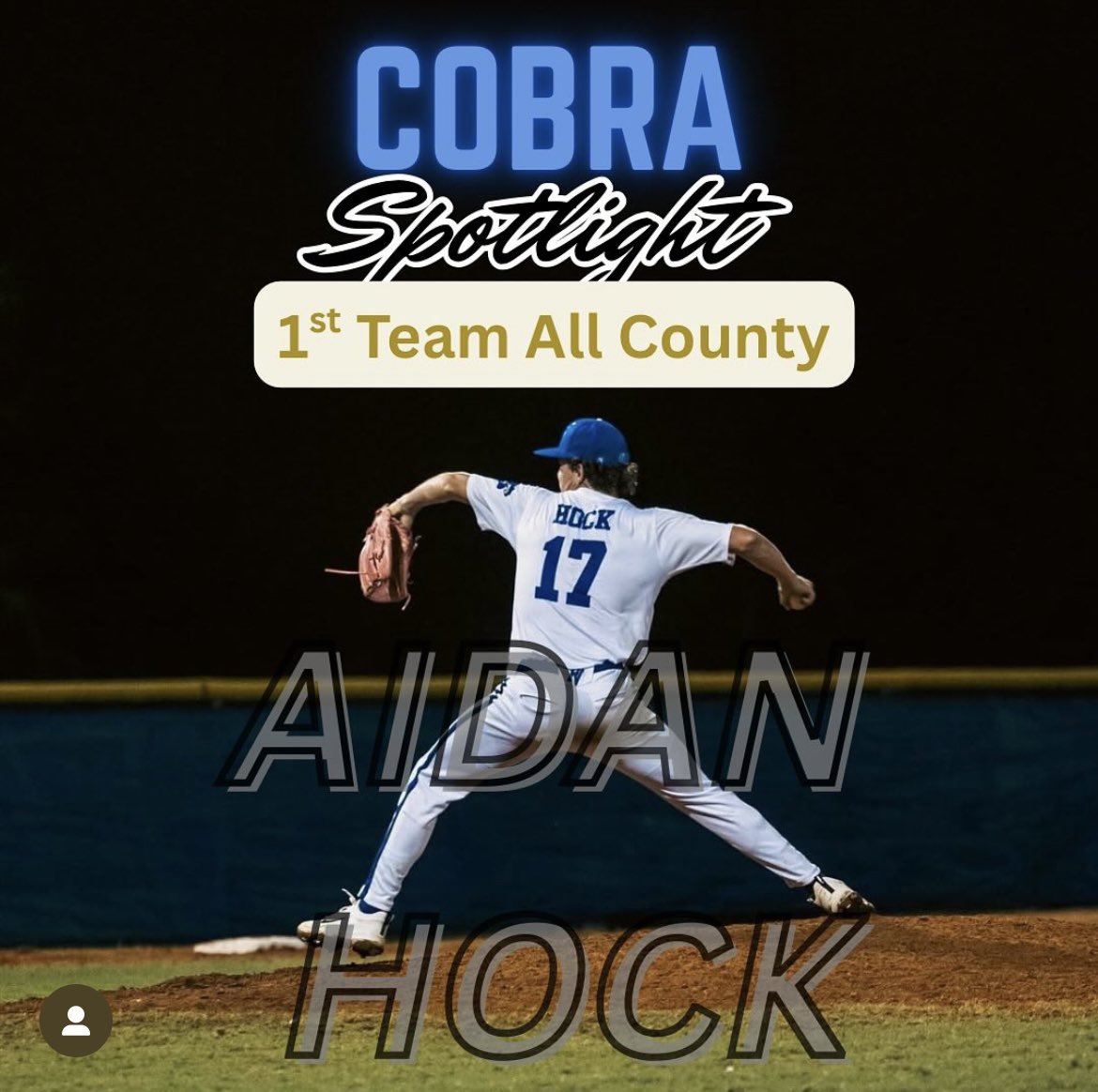 hock_aidan's tweet photo. Congratulations to Aidan Hock for making 1st team all county! The right hander was one of the best pitchers in the state as he went 8-1, pitched a team leading 50 innings while maintaining a 1.26 ERA with a team leading 49 strikeouts! https://t.co/YkmHtKq2Nu