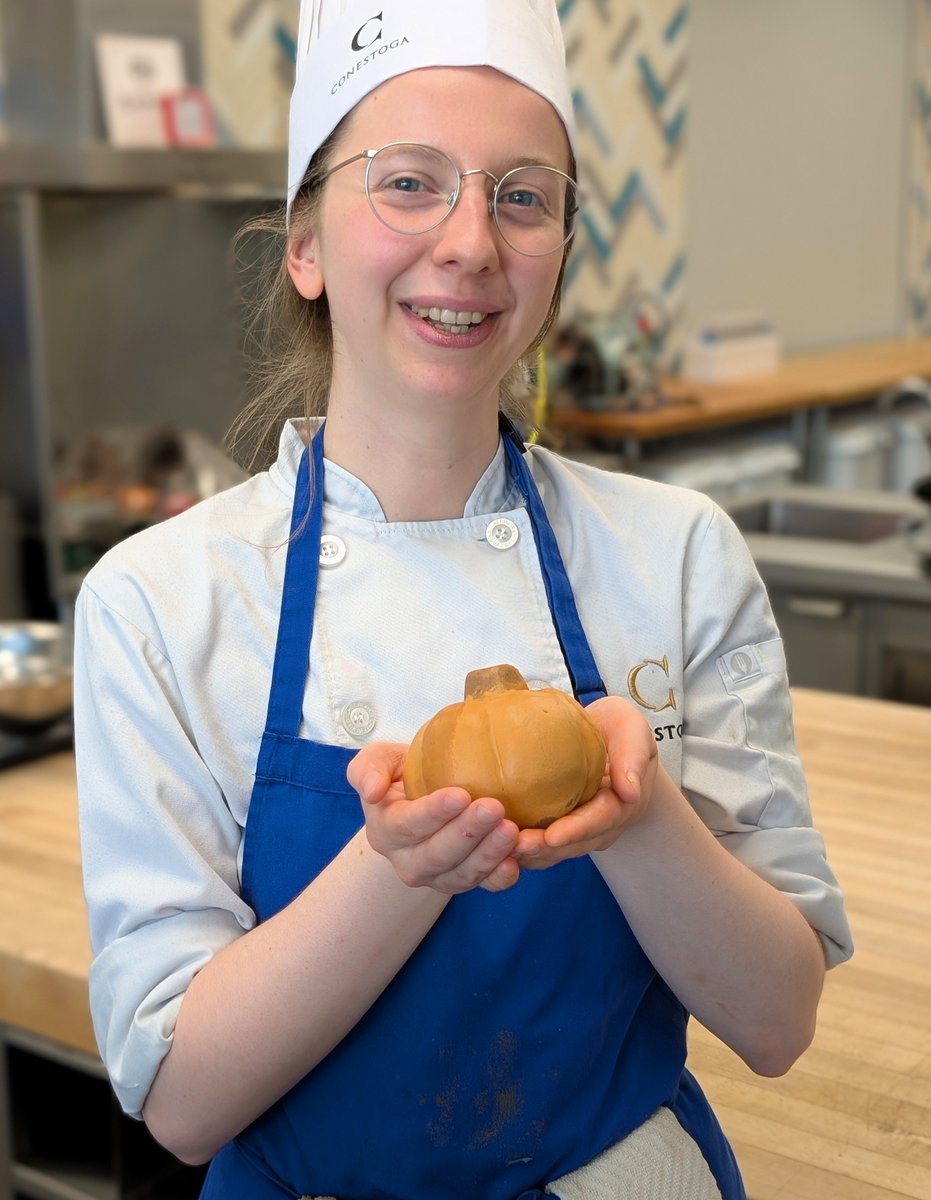 CHAMPION: What's it take to win Provincial Champ of ON in Chocolate &amp; Baking, qualify for the Nationals &amp; win a pastry chef job at #LangdonHall. Read full interview with <a href="/ConestogaC/">Conestoga College</a> 's Emilie Duffin to find out + see more pix at lnkd.in/gA7V77QB #skillscan
