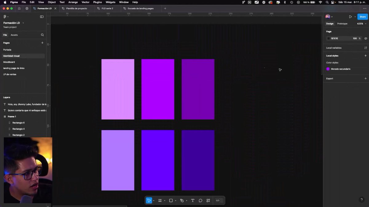 seguimos aprendiendo #figma con ld.jhonnylubo.com

próxima semana nos veremos de nuevo por twitch hablaremos de #diseñoweb, de la vida y pue4de q volvamos a jugar valorant en stream