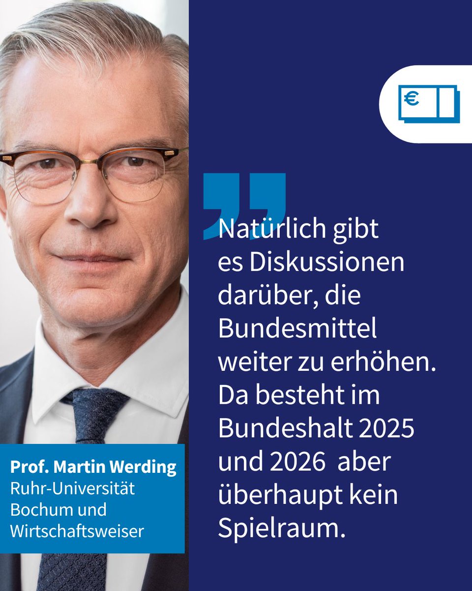 PKV-Verband (@pkv_verband) on Twitter photo Der <a href="/SVR_Wirtschaft/">Sachverständigenrat Wirtschaft</a> sieht keine Möglichkeiten, im Bundeshaushalt zusätzliche Mittel für die Sozialsysteme bereitzustellen. Vielmehr bestünde erheblicher Druck für grundlegende Reformen, so <a href="/MartinWerding/">Martin Werding</a> bei der Vorstellung des #Frühjahrsgutachten|s . ➡️ sachverstaendigenrat-wirtschaft.de/fruehjahrsguta… Der <a href="/SVR_Wirtschaft/">Sachverständigenrat Wirtschaft</a> sieht keine Möglichkeiten, im Bundeshaushalt zusätzliche Mittel für die Sozialsysteme bereitzustellen. Vielmehr bestünde erheblicher Druck für grundlegende Reformen, so <a href="/MartinWerding/">Martin Werding</a> bei der Vorstellung des #Frühjahrsgutachten|s . ➡️ sachverstaendigenrat-wirtschaft.de/fruehjahrsguta…