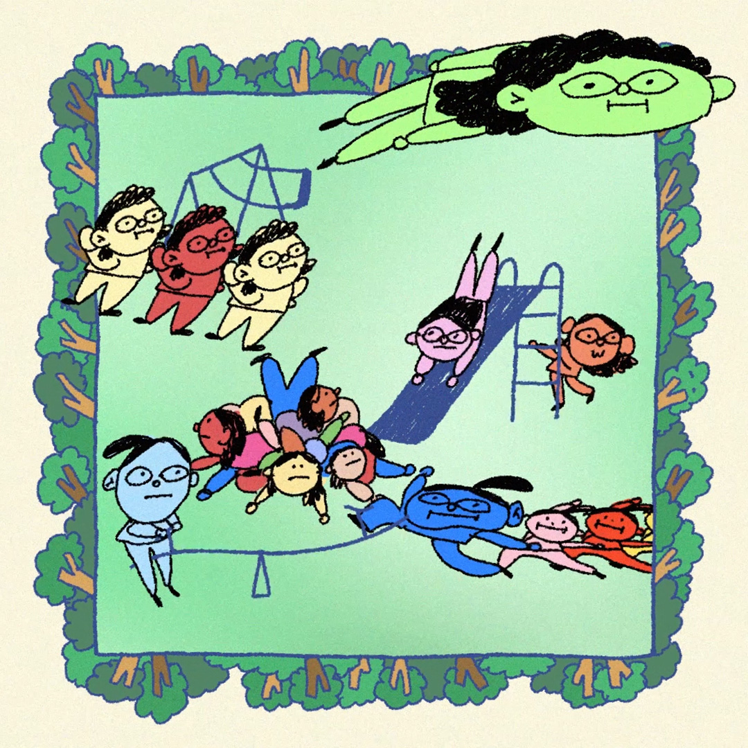 We are in utter love with this playground scene by #MagdaKreps. 

vimeo.com/1081438292/0f3…