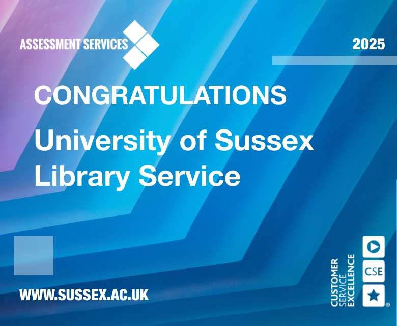 Assessment Services (@assessmentserve) on Twitter photo We’re delighted to share that <a href="/SussexUni/">University of Sussex</a>@SussexUni @SussexUni Library Service has successfully maintained the Customer Service Excellence (CSE) Standard following their latest assessment. Well done to the entire team for their hard work and dedication! 👏 We’re delighted to share that <a href="/SussexUni/">University of Sussex</a>@SussexUni @SussexUni Library Service has successfully maintained the Customer Service Excellence (CSE) Standard following their latest assessment. Well done to the entire team for their hard work and dedication! 👏