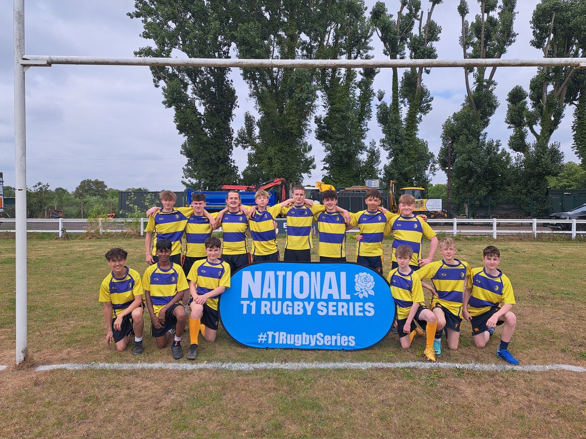 BHCS PE (@bhcspe) on Twitter photo Proud of these boys representing BHCS in the National T1 Touch Rugby tournament.
Both teams got into the top seed play-offs, scoring 14+ try's in the day and missed out at the chance of playing at Twickenham stadium.
Next year's ours!
<a href="/NextGenXV/">NextGenXV</a> <a href="/RFU/">Rugby Football Union</a> #MoreThanSport #YellowArmy Proud of these boys representing BHCS in the National T1 Touch Rugby tournament.
Both teams got into the top seed play-offs, scoring 14+ try's in the day and missed out at the chance of playing at Twickenham stadium.
Next year's ours!
<a href="/NextGenXV/">NextGenXV</a> <a href="/RFU/">Rugby Football Union</a> #MoreThanSport #YellowArmy