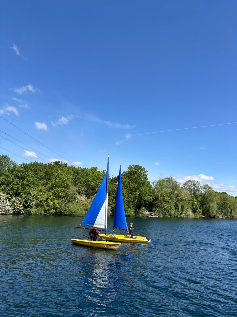 Its been great seeing new faces in our Sailing Club this term. Overall the weather has been very kind with much sunshine, although this week the pupils faced some unpredictable weather conditions including thunderstorms, but as always they rose to the challenge!  #sailing