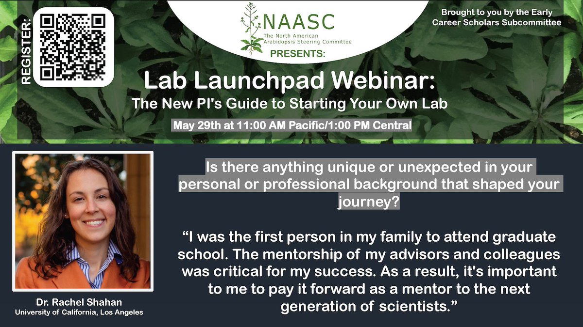 Join the 5/29 NAASC panel (register by 5/28): with Rachel Shahan (UCLA), Kevin Cox (WUSTL &amp; Danforth Center) &amp; Monika Fischer (Univ. British Columbia).

Early Career Scholar Hosts: Catherine Freed, Mingyuan Zhu, Vincent Cerbantez.
Panel will be recorded for later viewing
