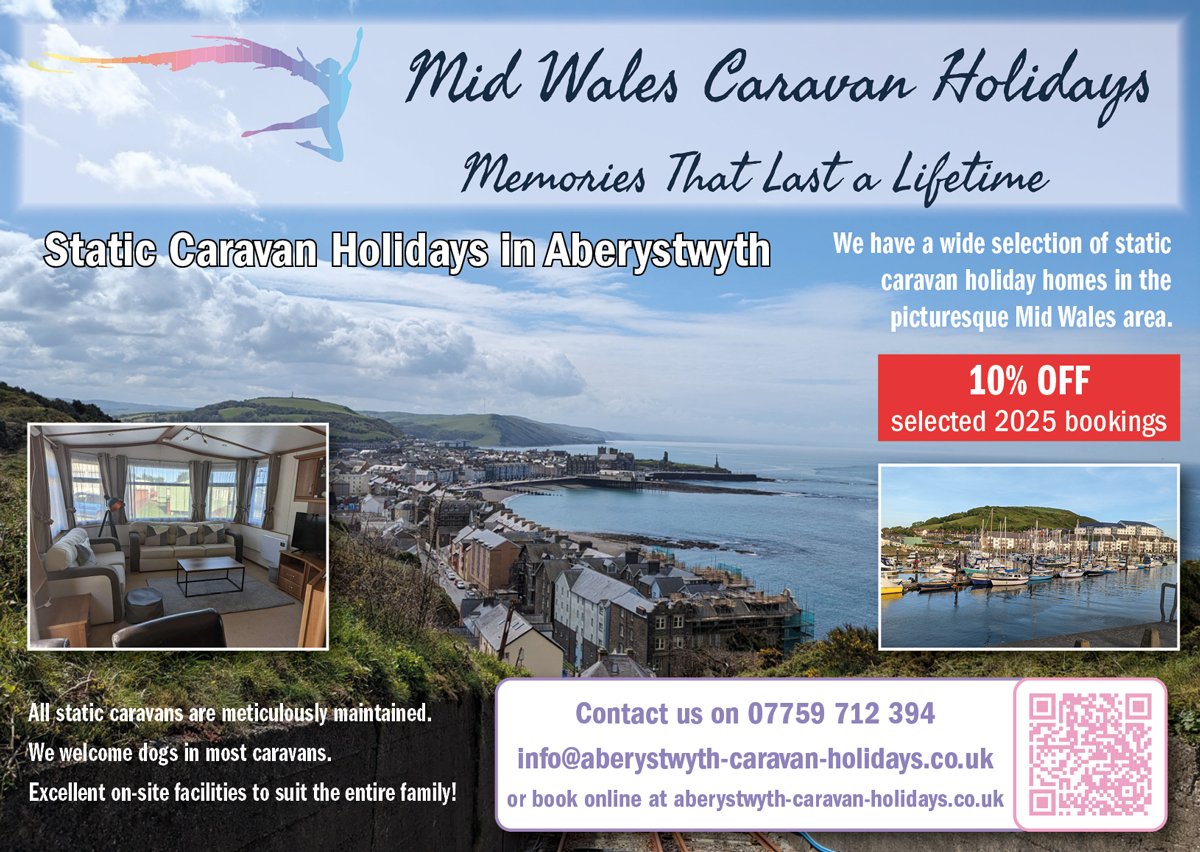 Love Wrexham Magazine (@love_wrexham) on Twitter photo Book with Mid-Wales Caravan Holidays for memories that will last a lifetime. Meticulously-maintained caravans | dogs welcome | excellent onsite facilities 10% off selected bookings!
07759 712 394 | info@aberystwyth-caravan-holidays.co.uk
#northwalessocial
#nw4b Book with Mid-Wales Caravan Holidays for memories that will last a lifetime. Meticulously-maintained caravans | dogs welcome | excellent onsite facilities 10% off selected bookings!
07759 712 394 | info@aberystwyth-caravan-holidays.co.uk
#northwalessocial
#nw4b