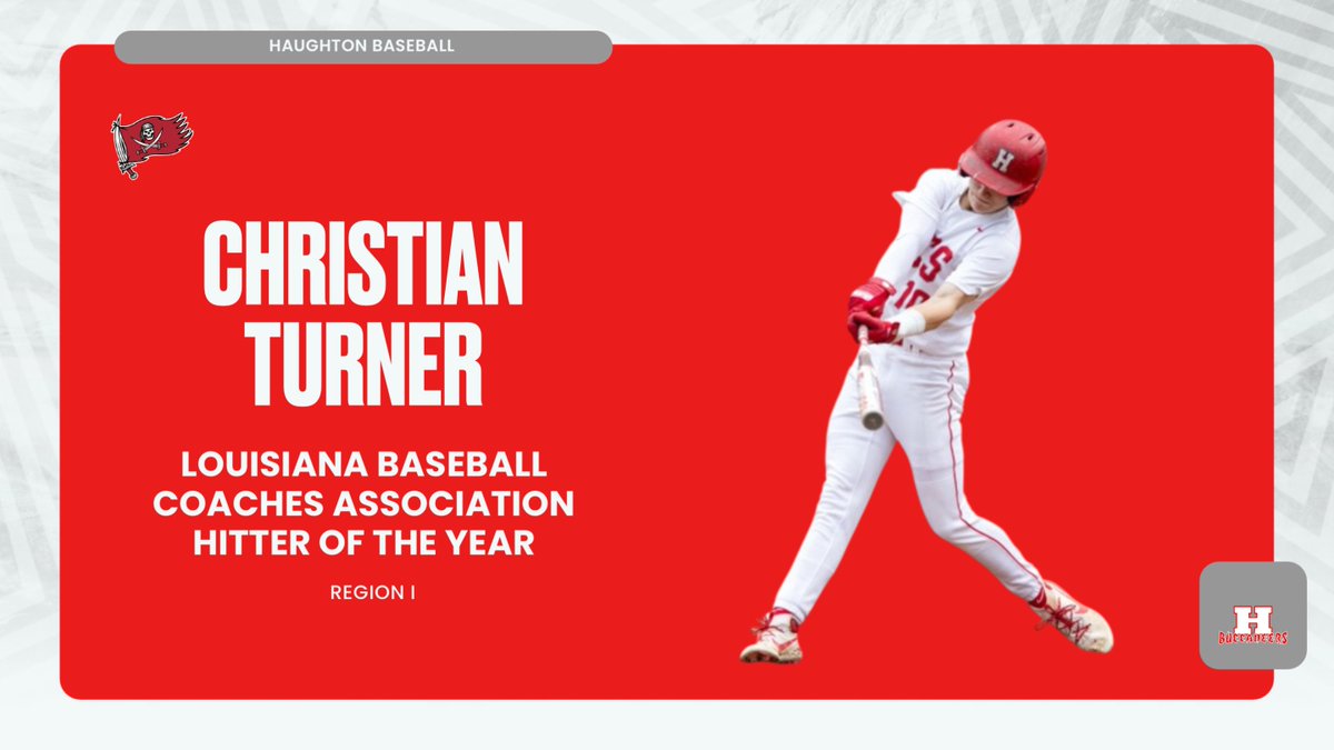 Baseball ⚾️ 

Congratulations to Christian Turner on being named the Louisiana Baseball Coaches Association Region I Hitter of the Year.