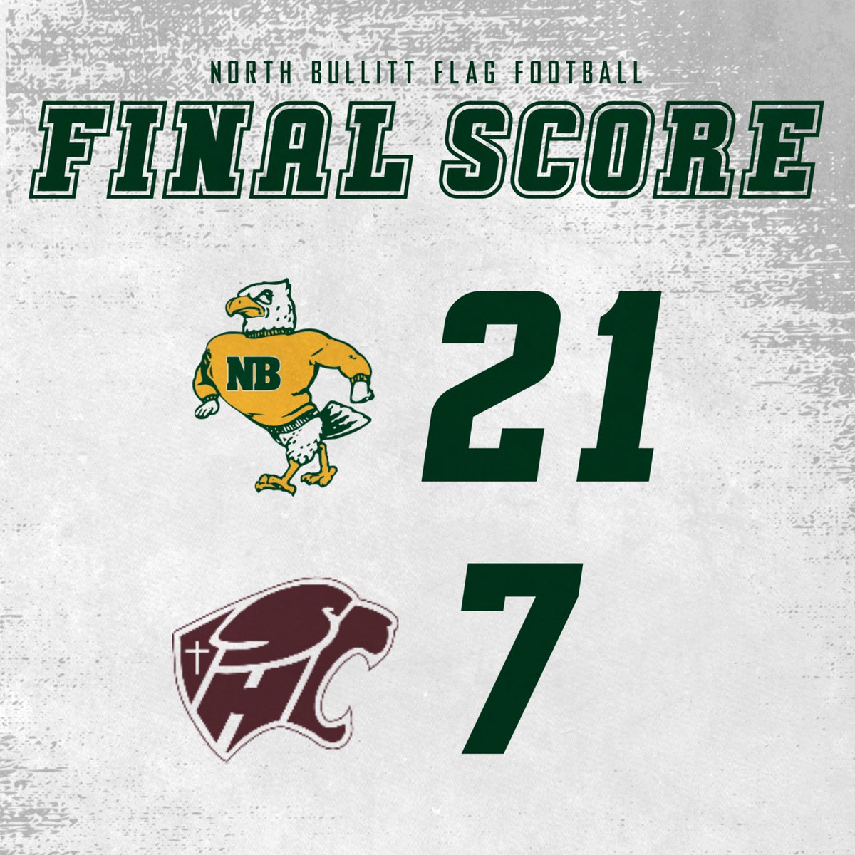 To say us coaches are proud is an understatement!

We may have fallen short in the Semis, but this group left everything on the field and grew tremendously throughout the league. 🏈💪

Lady Eagles, you made a statement this spring. Let’s build on it heading into the fall! 🦅🔥