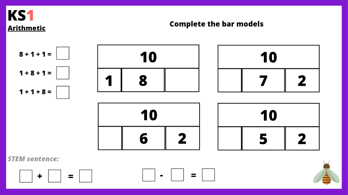 Friday's Key Stage 1 and 2 daily maths tasks mrbeeteach.com 🐝