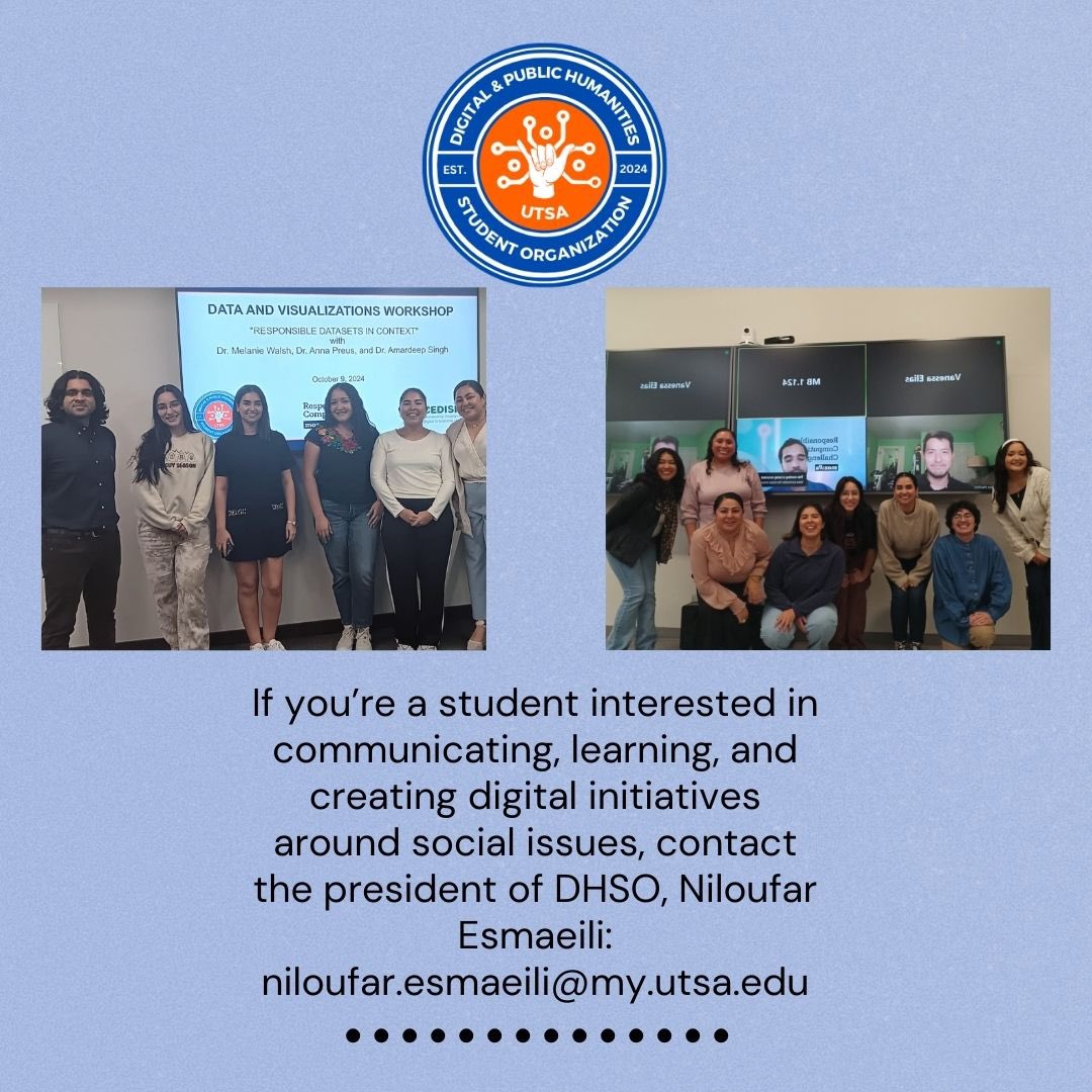 TransborderDH's tweet image. 🌐 DHSO x TBDH!
 This growing partnership strengthens community-engaged research and mentorship, centering student leadership through events and collaborative projects.
 Interested in DH &amp;amp; social issues? Contact DHSO president Niloufar Esmaeili!
#TransborderDH #TBDH #DHSO