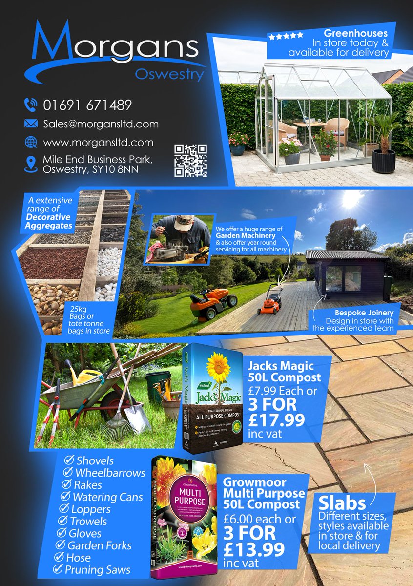 Love Wrexham Magazine (@love_wrexham) on Twitter photo Morgans of Oswestry's massive in-store garden showroom!
Greenhouses | Decorative aggregates | Garden machinery | Bespoke joinery
sales@morgansltd.com | 01691 671 489 |
<a href="/MorgansOswestry/">Morgans of Oswestry</a>
#northwalessocial
#nw4b Morgans of Oswestry's massive in-store garden showroom!
Greenhouses | Decorative aggregates | Garden machinery | Bespoke joinery
sales@morgansltd.com | 01691 671 489 |
<a href="/MorgansOswestry/">Morgans of Oswestry</a>
#northwalessocial
#nw4b
