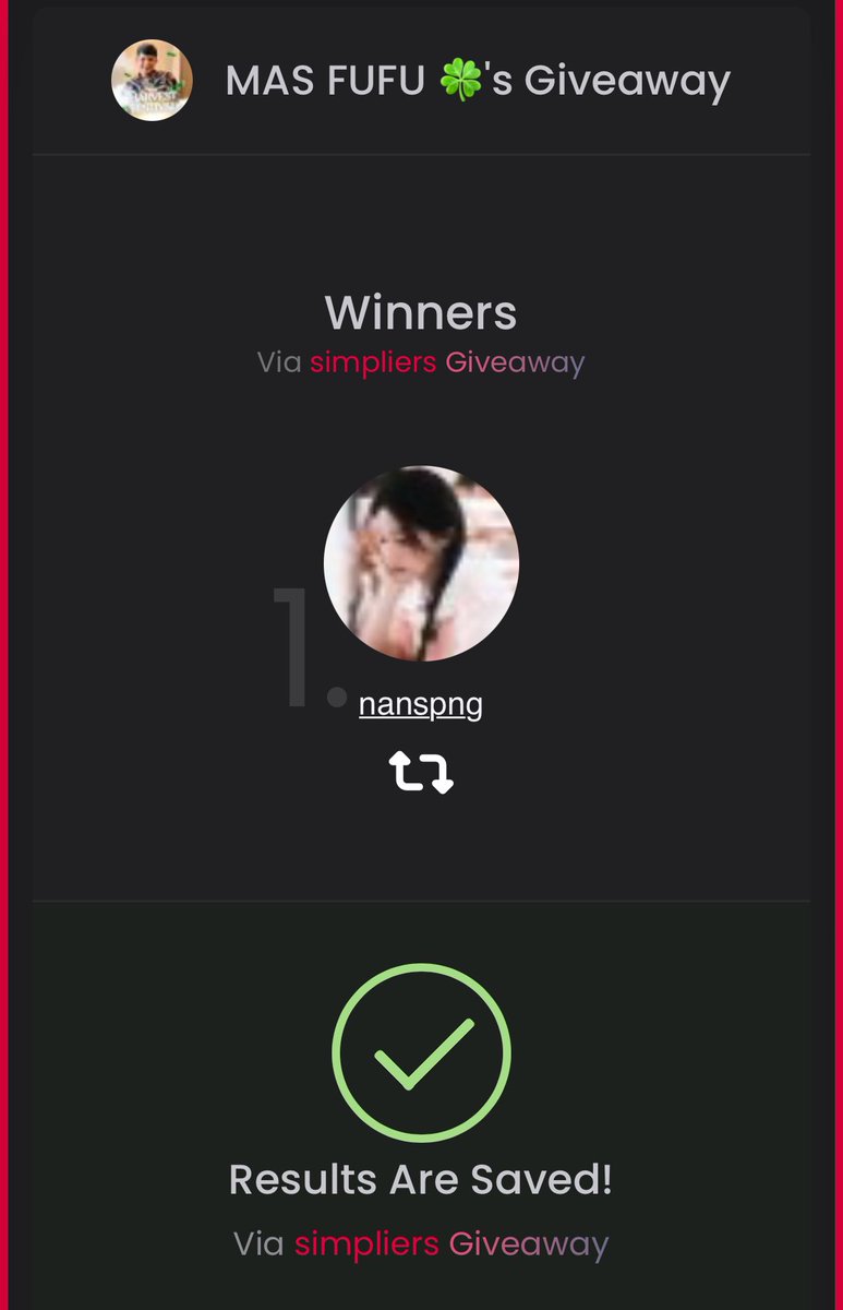 Congrats <a href="/nanspng/">NANA.</a>! Calim Di Dm <a href="/yoelthekid/">Yoel</a> 1x24 Jam