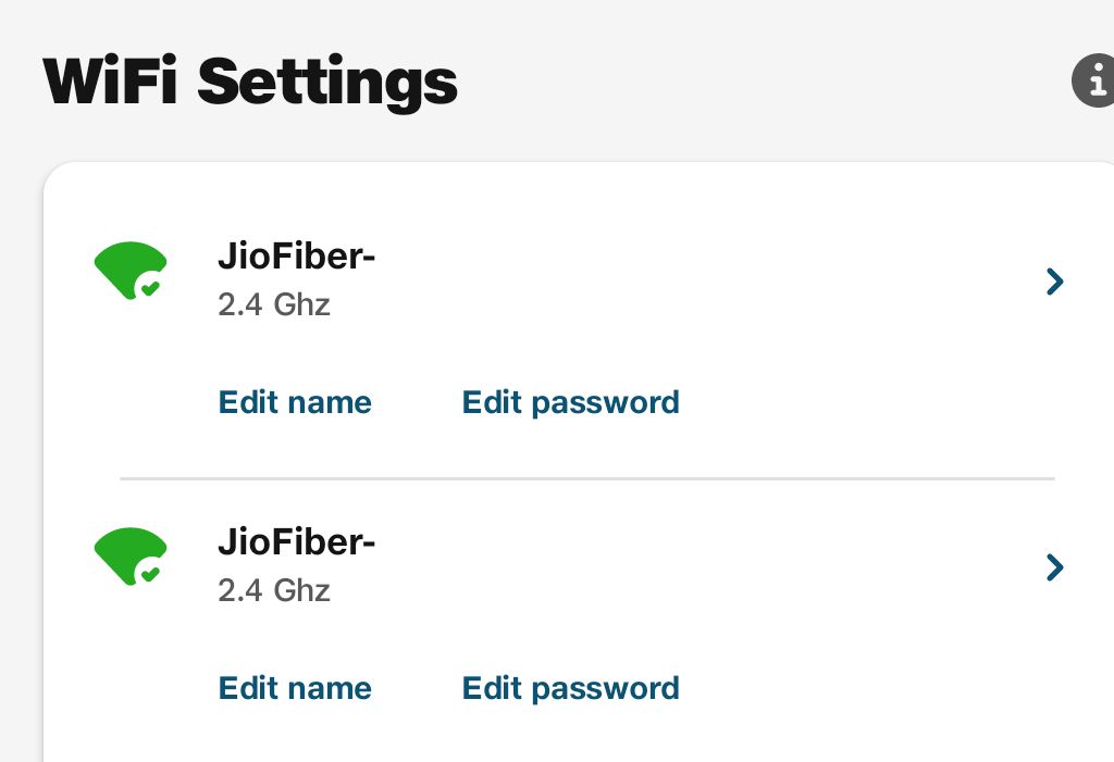 Hello <a href="/JioCare/">JioCare</a> <a href="/reliancejio/">Reliance Jio</a>

As per the resolution I kept 2 different name for the SSIDs 2.4 and 5GHZ but after a point of time it's becoming the same. 

What is the solution for this? Can you let me know.