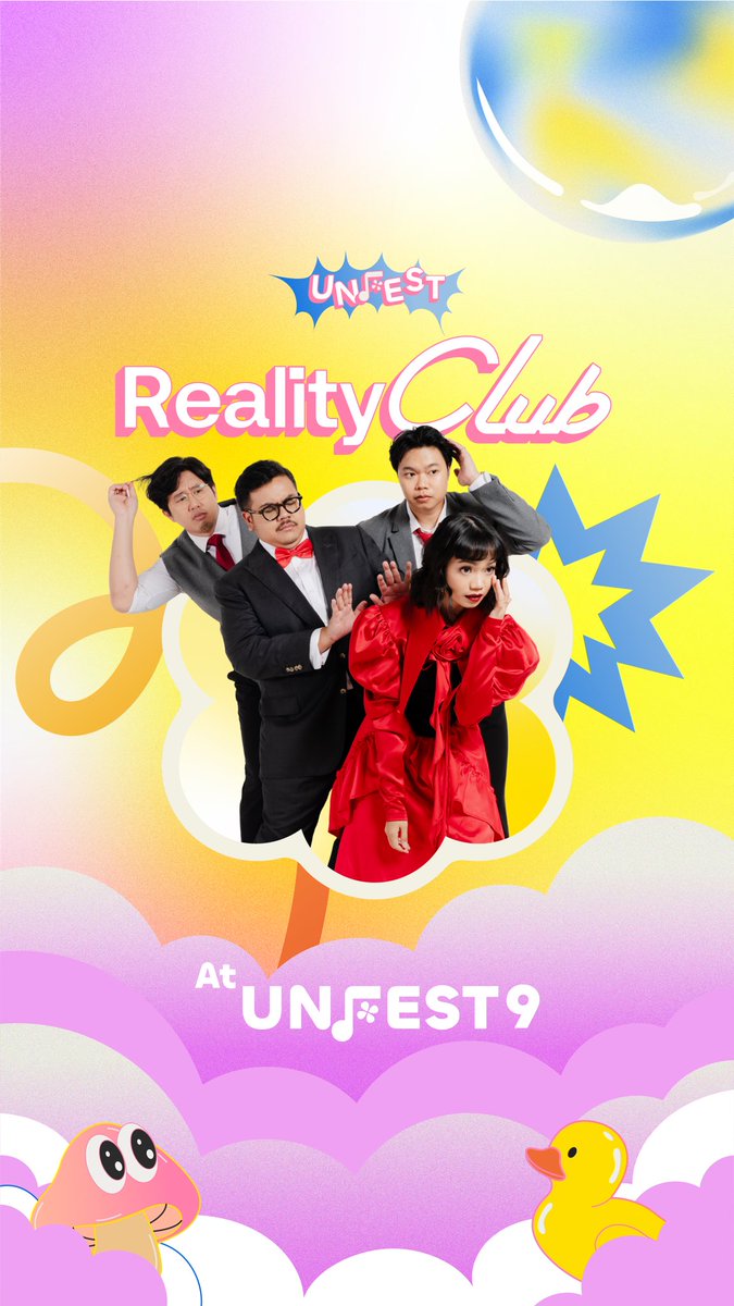 please welcome ~ REALITY CLUB💃

@realityclub at #UNFEST9, fullfill anything you want joys!💌
