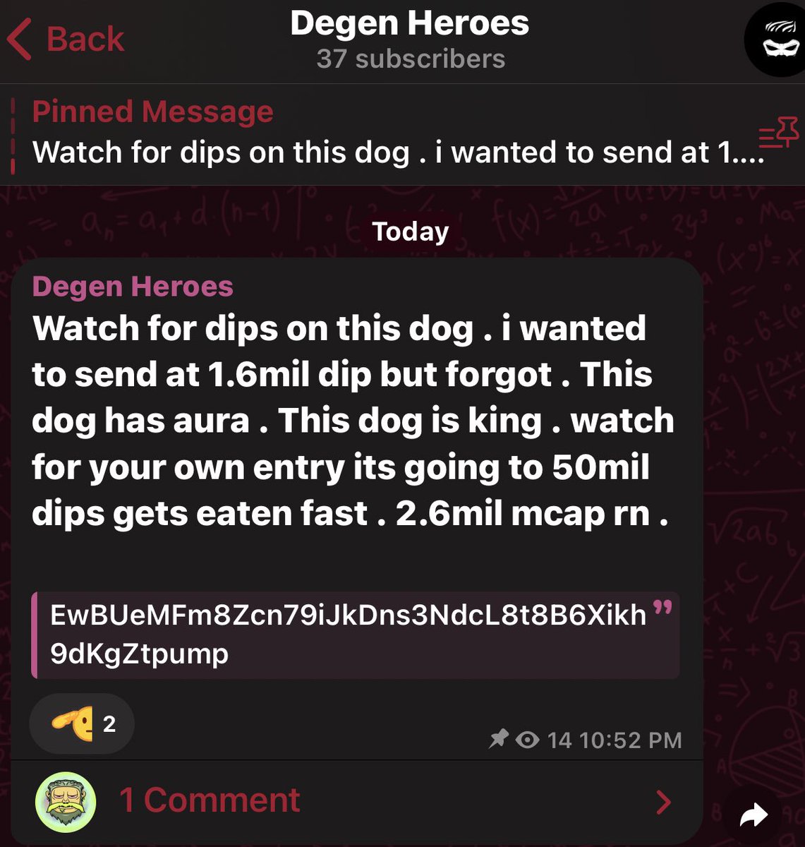 Been awhile since we had a conviction play . the last one was useless coin . 

<a href="/DegenHeadsDao/">DegenHeroes</a> strikes again . 

$KING at 12mil mcap rn .