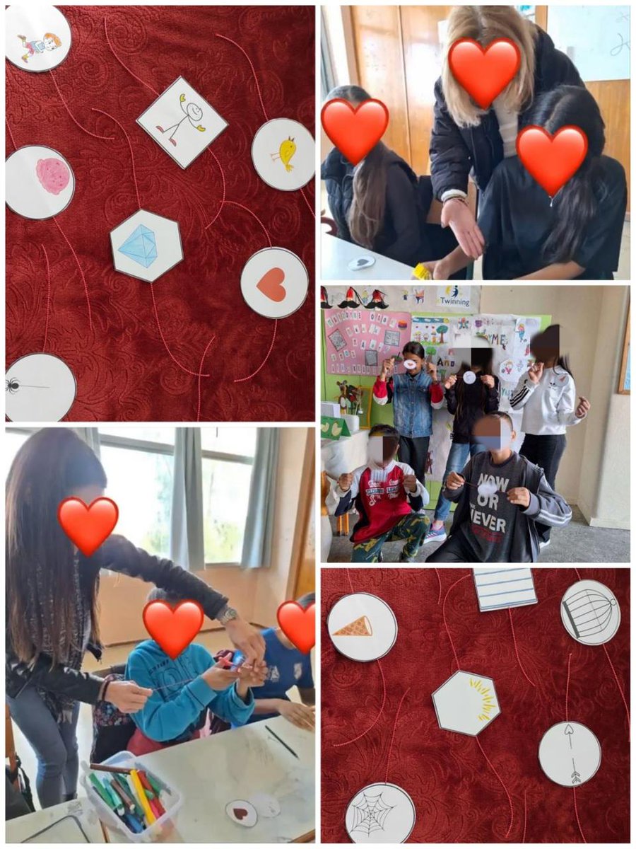 ALIKI-MARIA ZARKADA/ 13th Primary School of Agrinio/ GREECE:

Our 6th grade students tasted a different experience, creating thaumatropes with their parents at school: Optical illusion, the well known "bird in a cage" and many more!