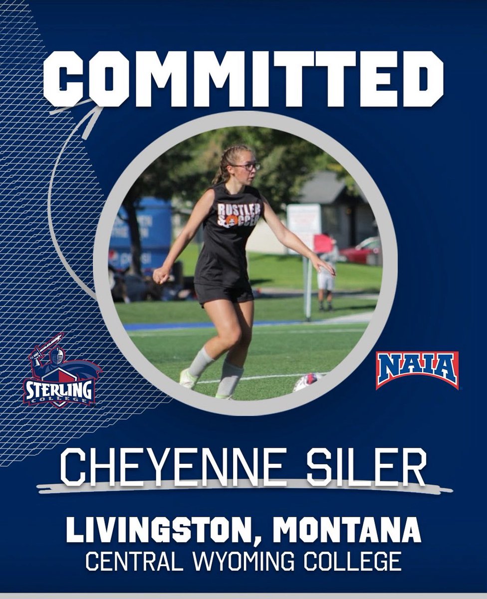🚨Commitment🚨We are excited for Cheyenne to join our program next fall! Welcome to Sterling!!! #SwordsUp ⚔️⚽️