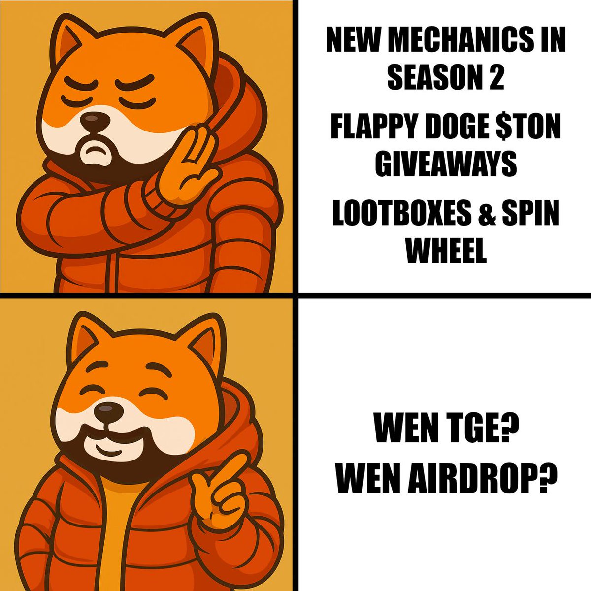 I know you pups love to hear about those!

And you heard of it - but are you ready? 

Get eligible now for Season 1 Airdrop!

Drop a 🐾if you're already eligible👇

t.me/BabyDogePAWS_B…